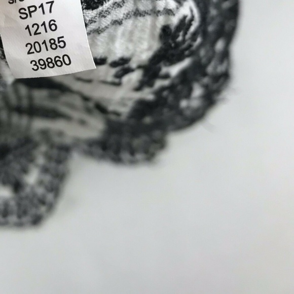 Style & Co White Gauze Eyelet Trim Knit Blouse XL - Picture 6 of 7